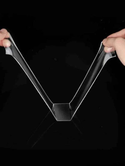 Double-Sided Reusable Nano Tape – Strong Transparent Adhesive