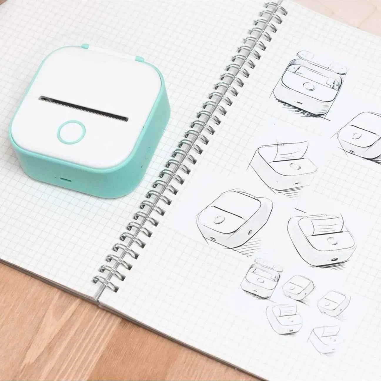 Mini Portable Bluetooth Printer – Wireless Photo & Label Printer