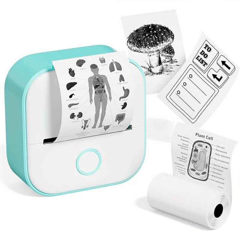 Mini Portable Bluetooth Printer – Wireless Photo & Label Printer