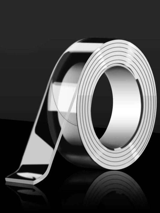 Double-Sided Reusable Nano Tape – Strong Transparent Adhesive