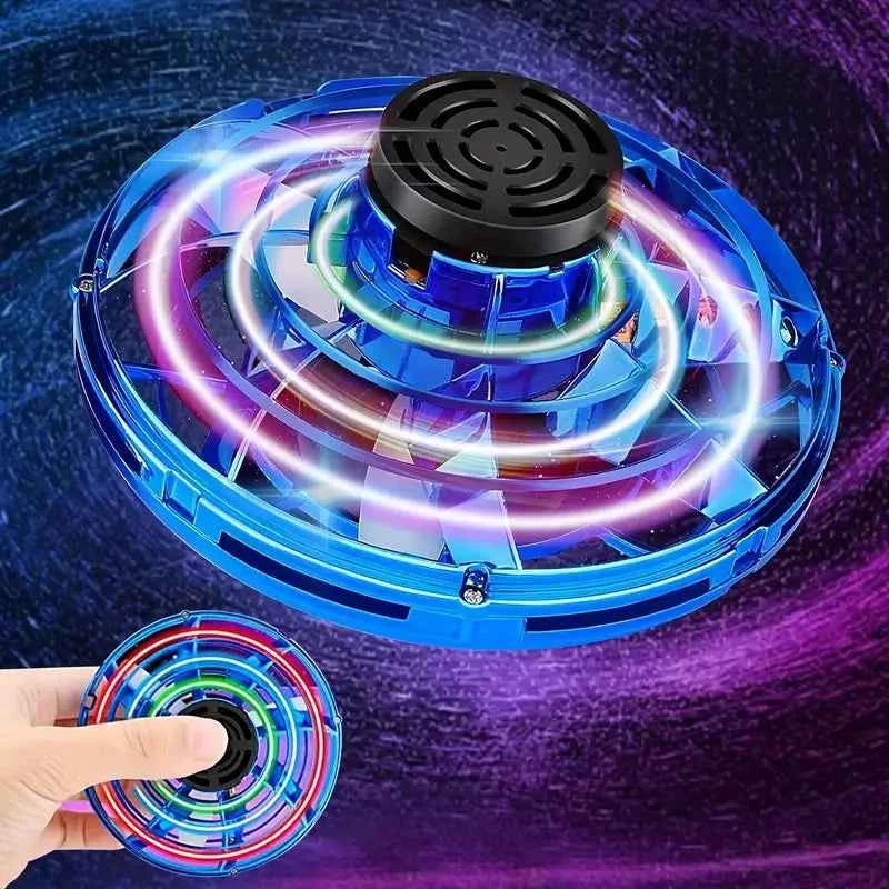Flying Fidget Spinner Drone – LED Hover Toy