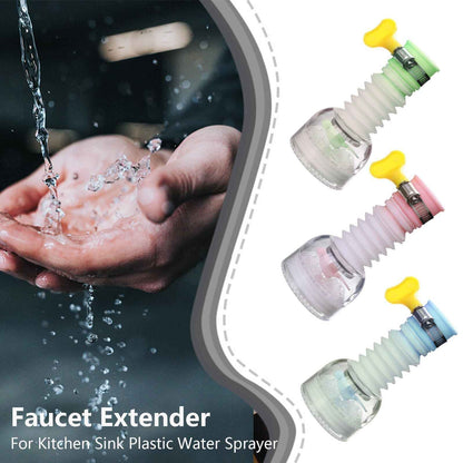 3D Rotatable Faucet Extender – Splash-Free Tap Attachment