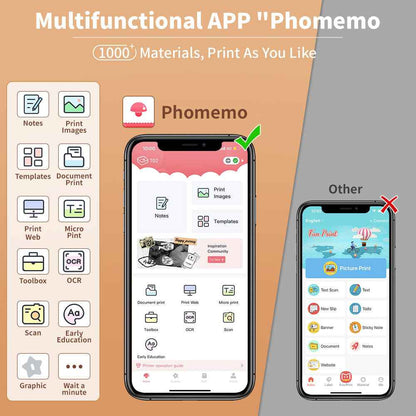 Mini Portable Bluetooth Printer – Wireless Photo & Label Printer