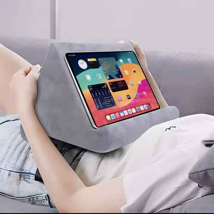 Comfy Sponge Tablet Pillow Stand – Multi-Angle Holder for Phones & Tablets