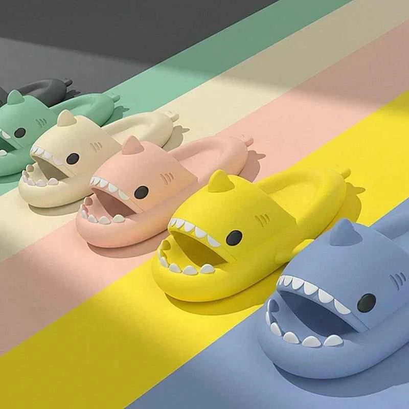 Shark Sliders – Comfy Non-Slip Slippers for Adults & Teens