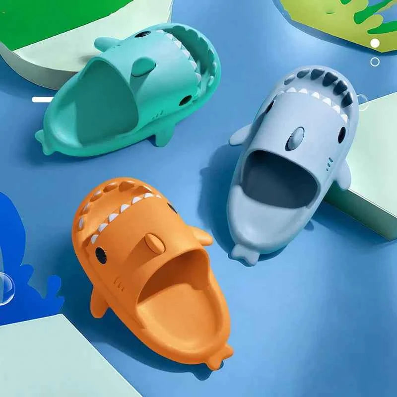 Shark Sliders – Comfy Non-Slip Slippers for Adults & Teens