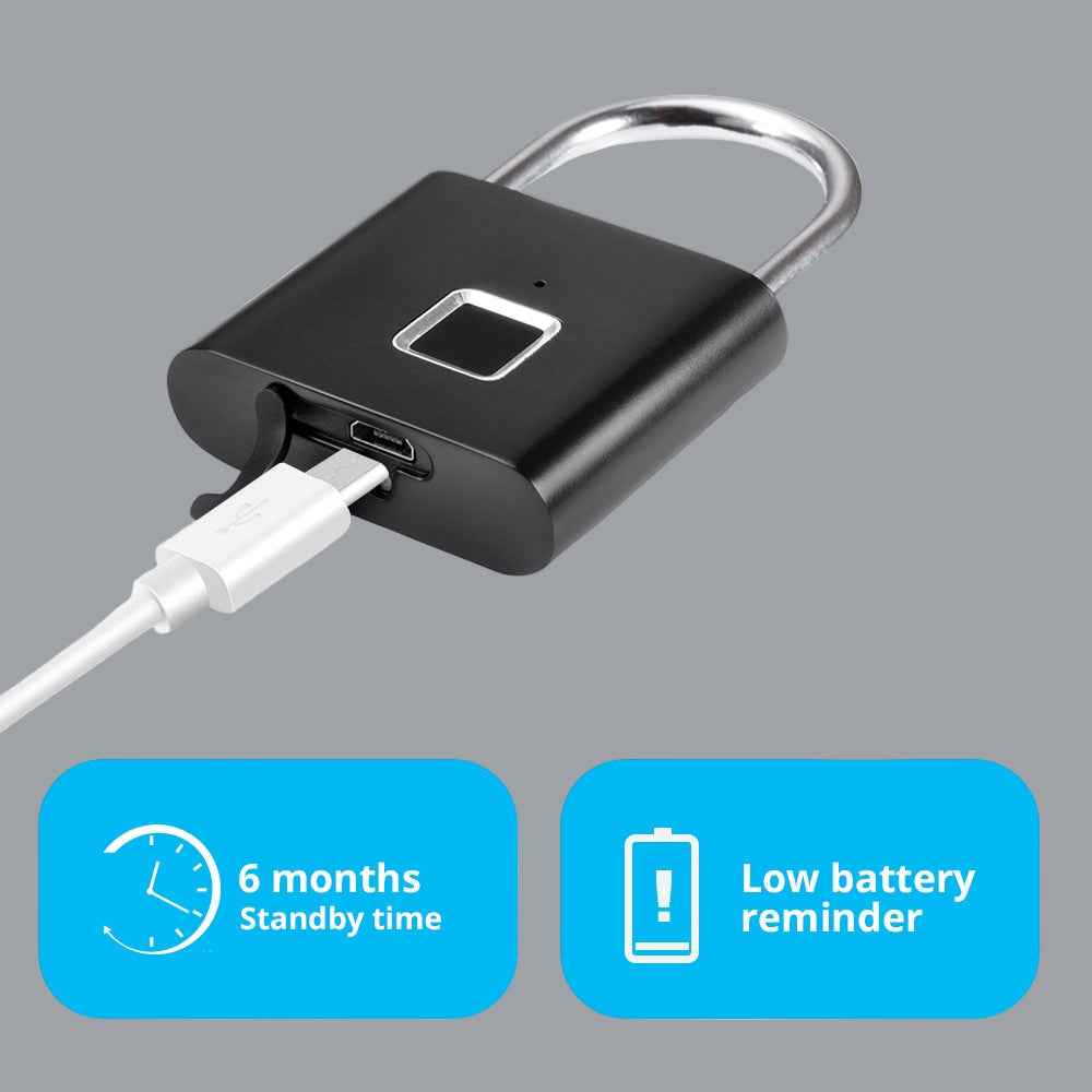 Smart Fingerprint Padlock – Keyless Security Lock