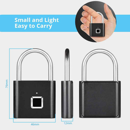 Smart Fingerprint Padlock – Keyless Security Lock