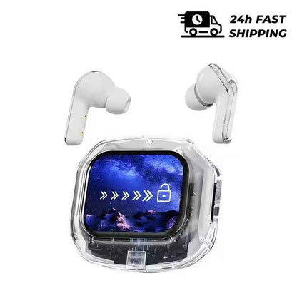 AI Translation Earbuds – Real-Time Bluetooth Translator with Touchscreen & Hi-Fi Sound