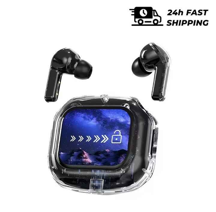 AI Translation Earbuds – Real-Time Bluetooth Translator with Touchscreen & Hi-Fi Sound